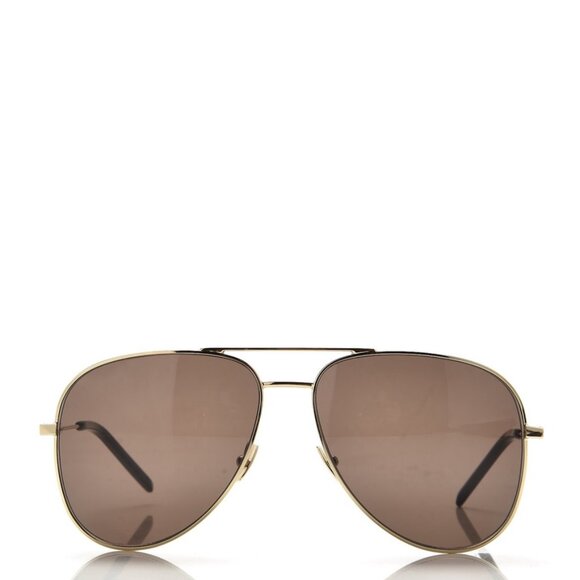 NEW Saint Laurent Mink Fur Classic 11 Shields Sunglasses main image 6